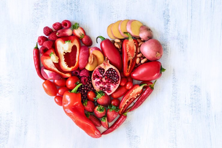 food-pr-photo-of-red-fruit-and-veg-in-a-heart-shape