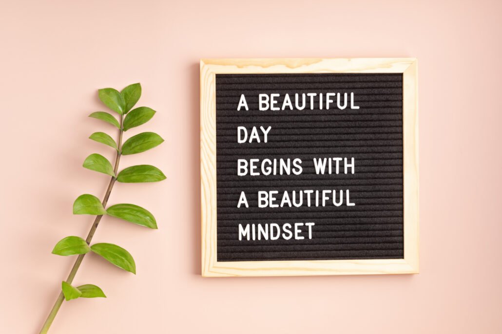 Felt-letter-board-with-text-beautiful-day-begins-with-beautiful-mindset.