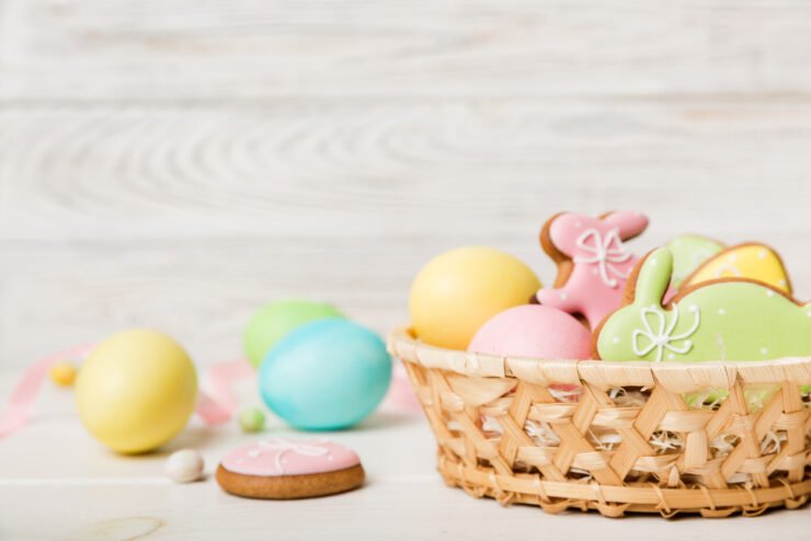 Consumer-PR-shot-of-a-basket-of-Easter-cookies-and-plastic-eggs