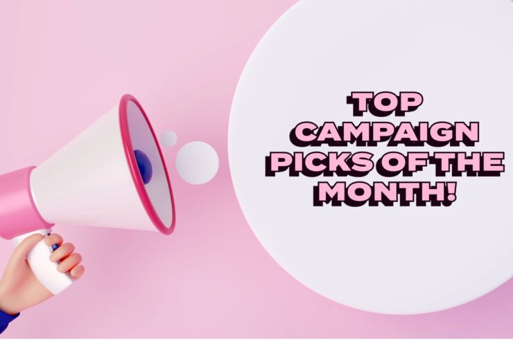 Megaphone-with-speech-bubble-saying-top-campaign-picks-of-the-month
