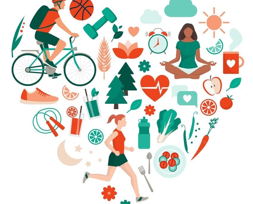 Healthy-lifestyle-and-self-care-concept-with-food-sports-and-nature-icons-arranged-in-a-heart-shape