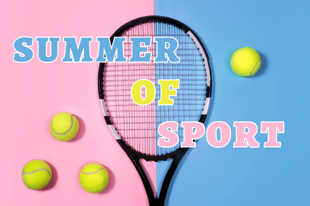 consumer-pr-shot-of-tennis-racket-and-balls-on-a-half-blue-half-pink-background