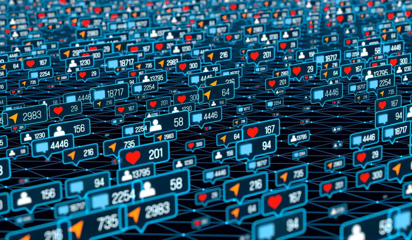 User-network-with-online-activities-post-likes-emails-social-media-followers